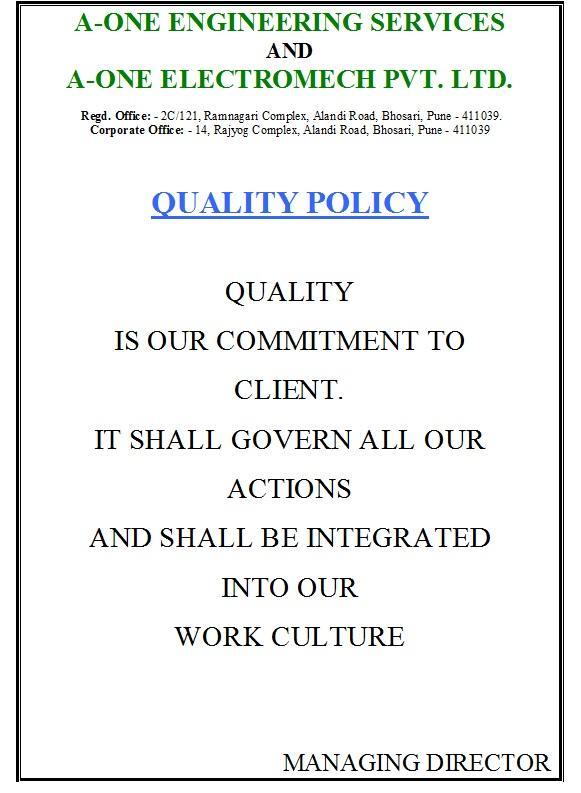 Quality Policy